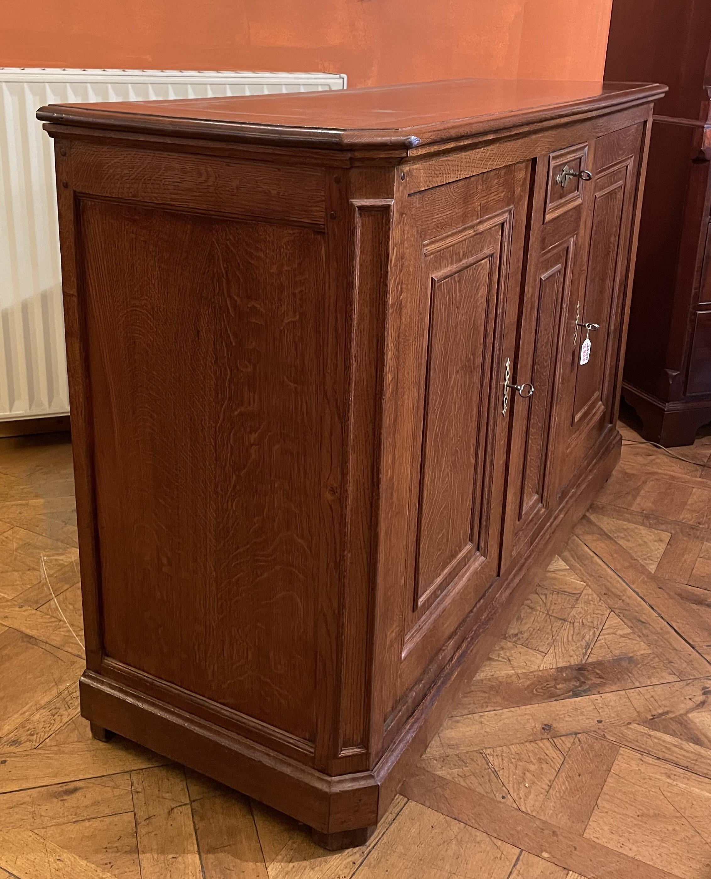 Grande buffet a due ante in Oak - XIX secolo in vendita 4