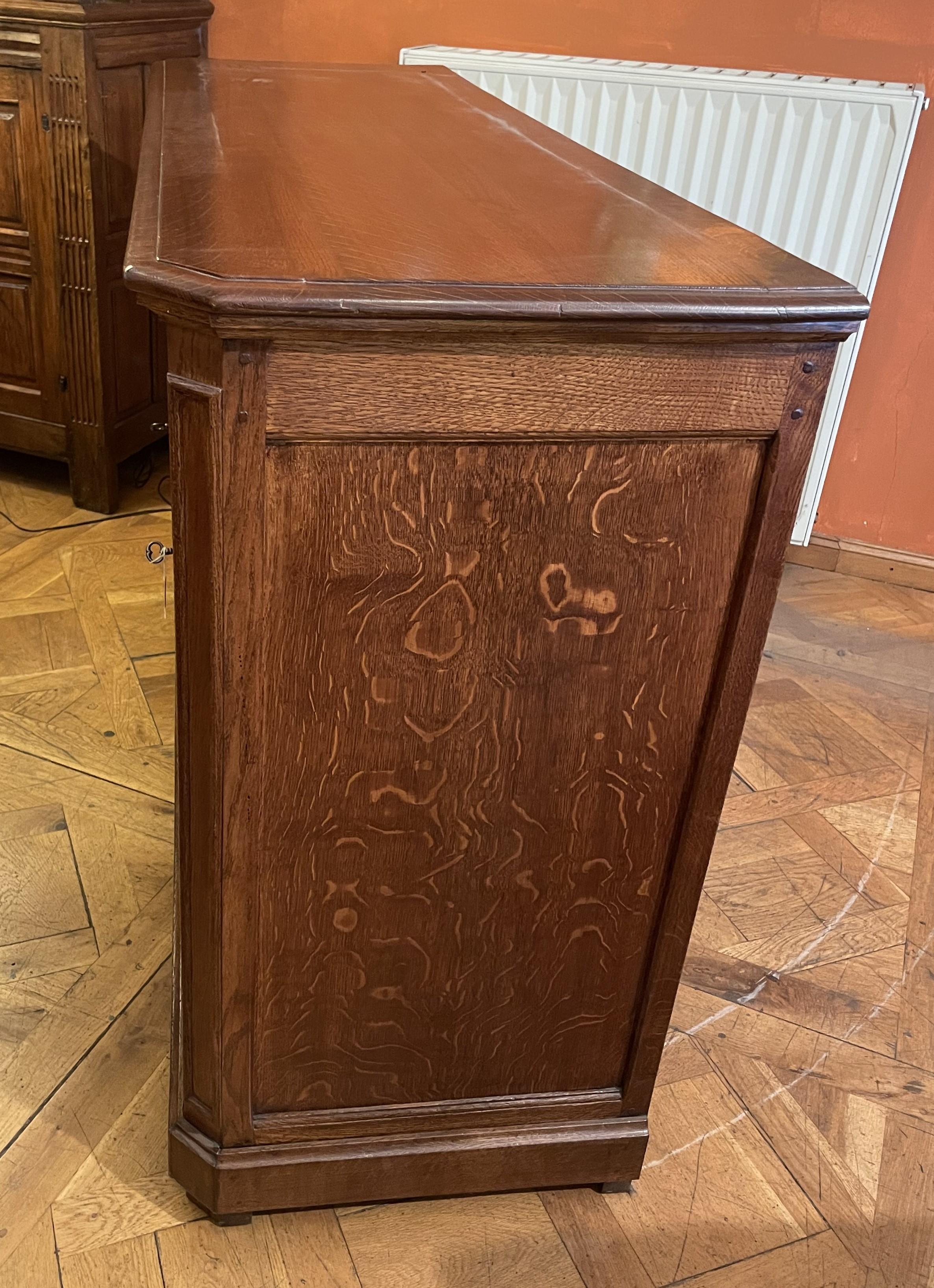 Grande buffet a due ante in Oak - XIX secolo in vendita 7