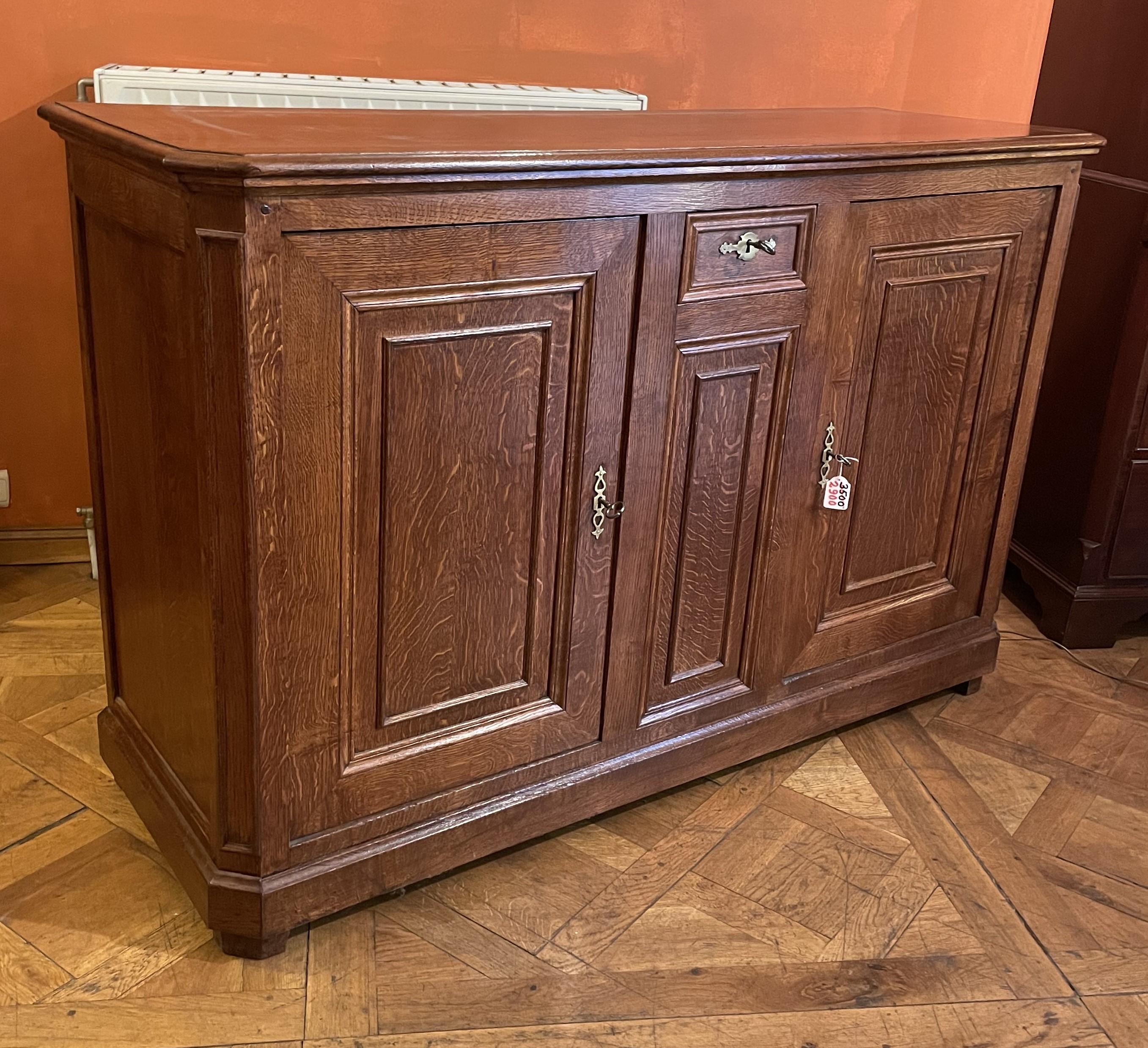 Grande buffet a due ante in Oak - XIX secolo in vendita 2