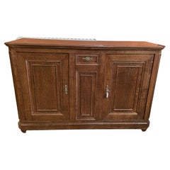 Gran aparador de roble con dos puertas - Siglo XIX