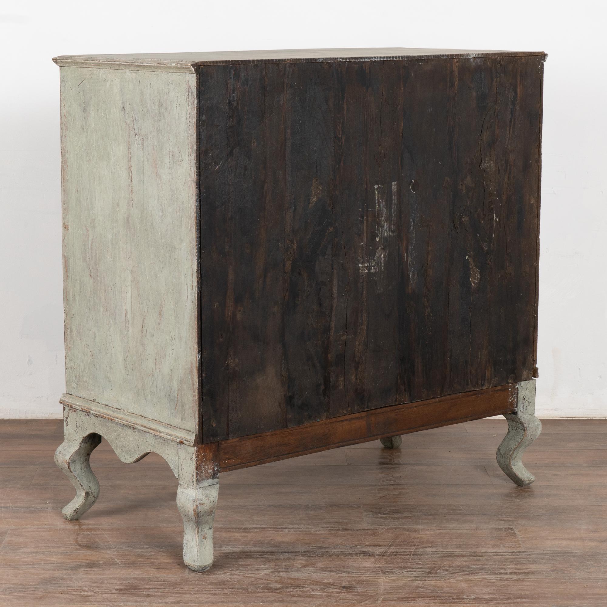 Grande cassettone in Oak a quattro cassetti, Svezia, circa 1800 in vendita 6