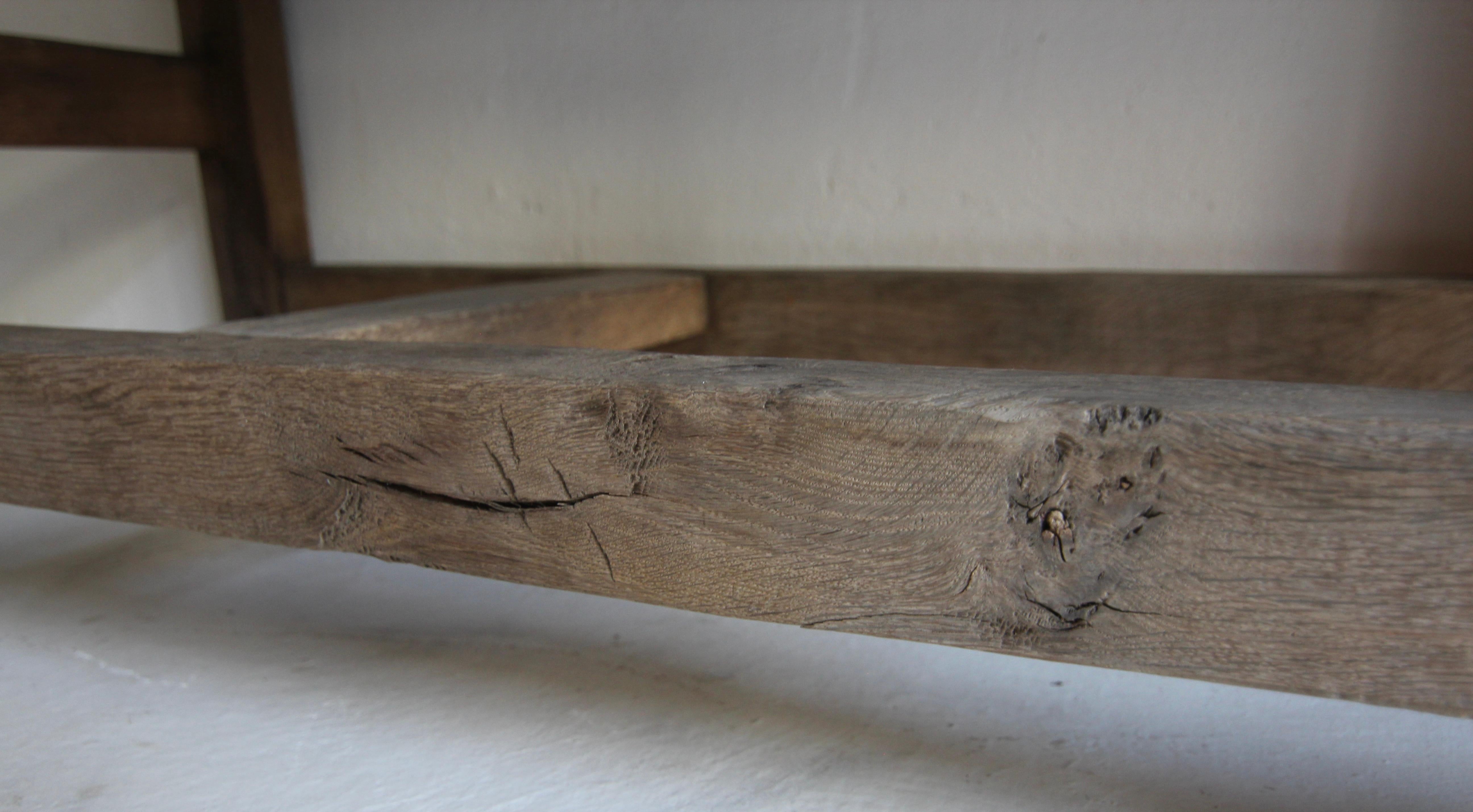 Large Oak Console Table For Sale 5