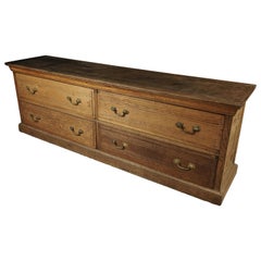 Large Oak Counter from France, circa 1900