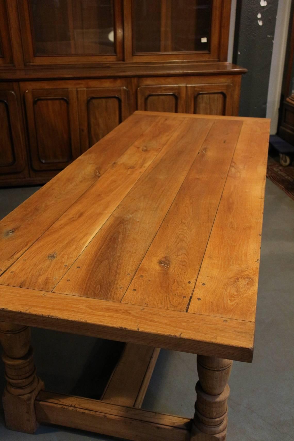 large oak table