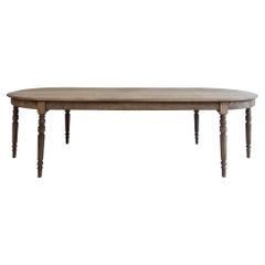 Large Oak Dining Table