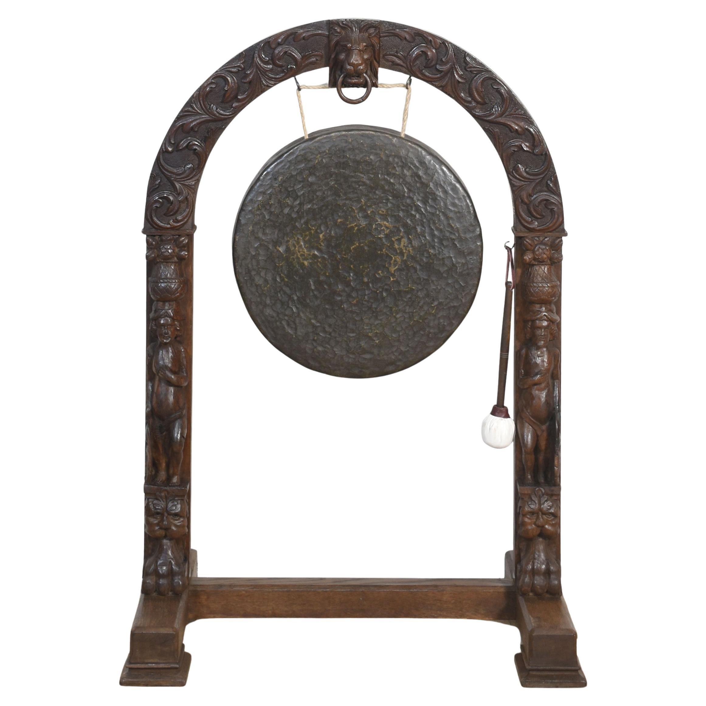 Large oak dinner gong