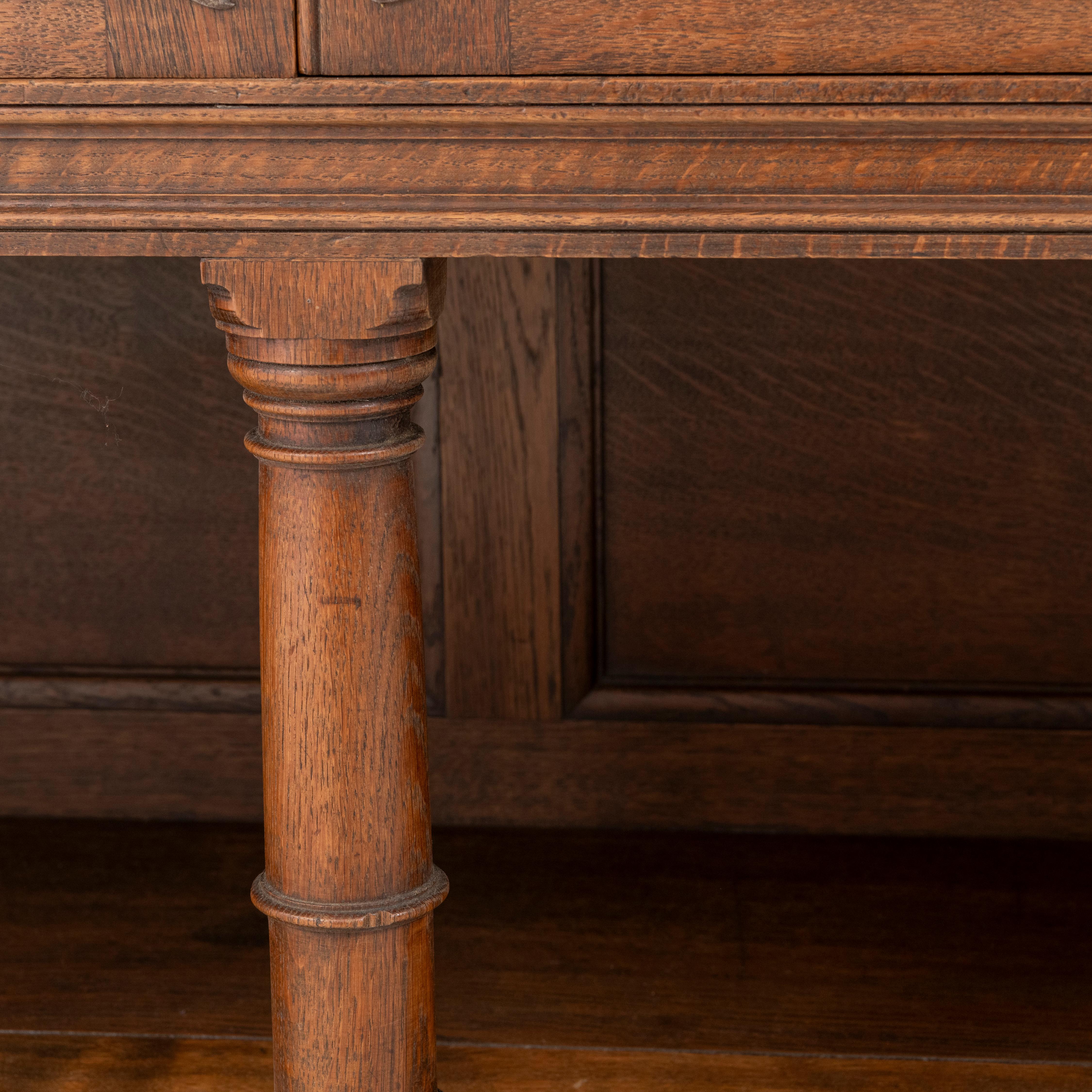 Large Oak Dresser by Liberty, England circa 1900 For Sale 7