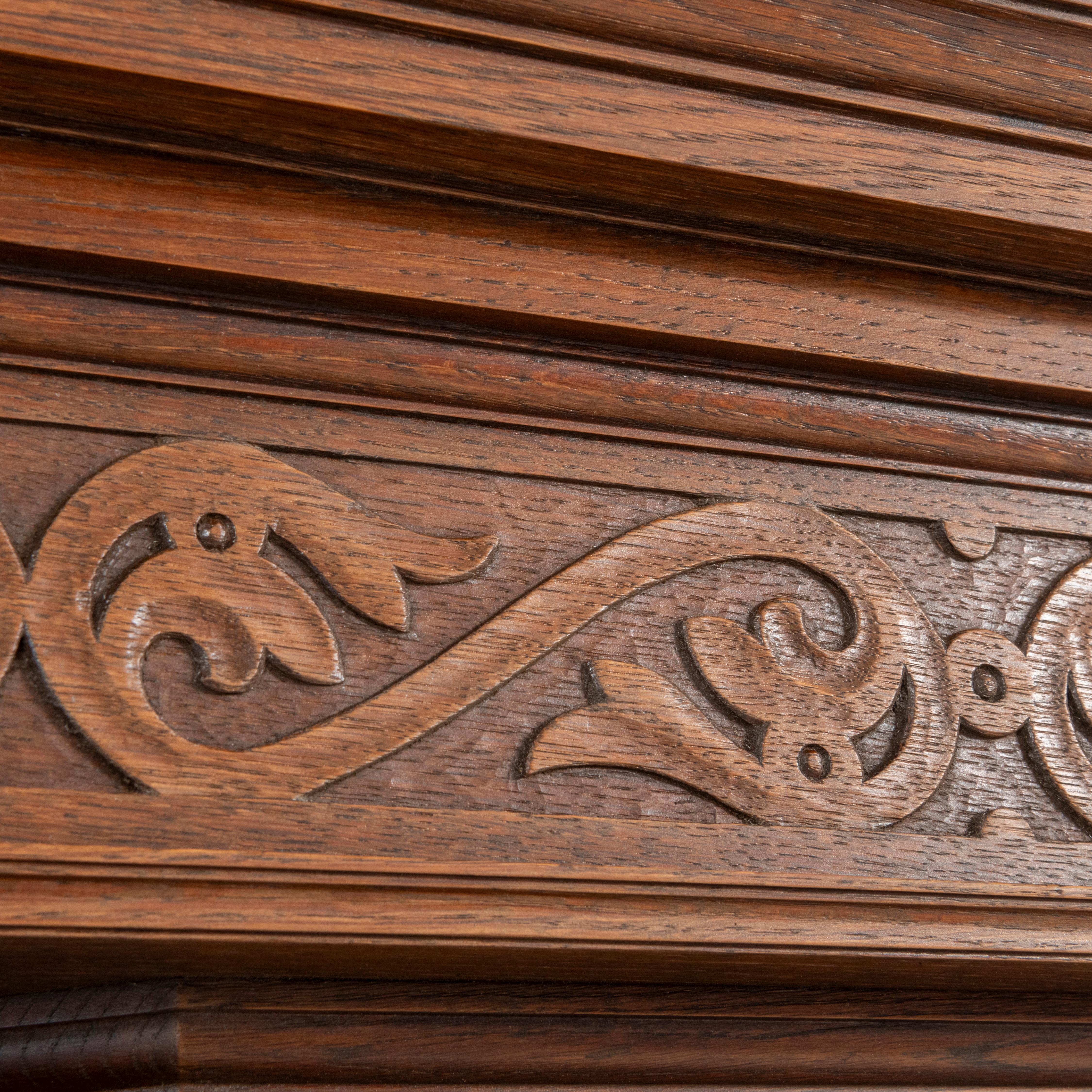 Large Oak Dresser by Liberty, England circa 1900 For Sale 11