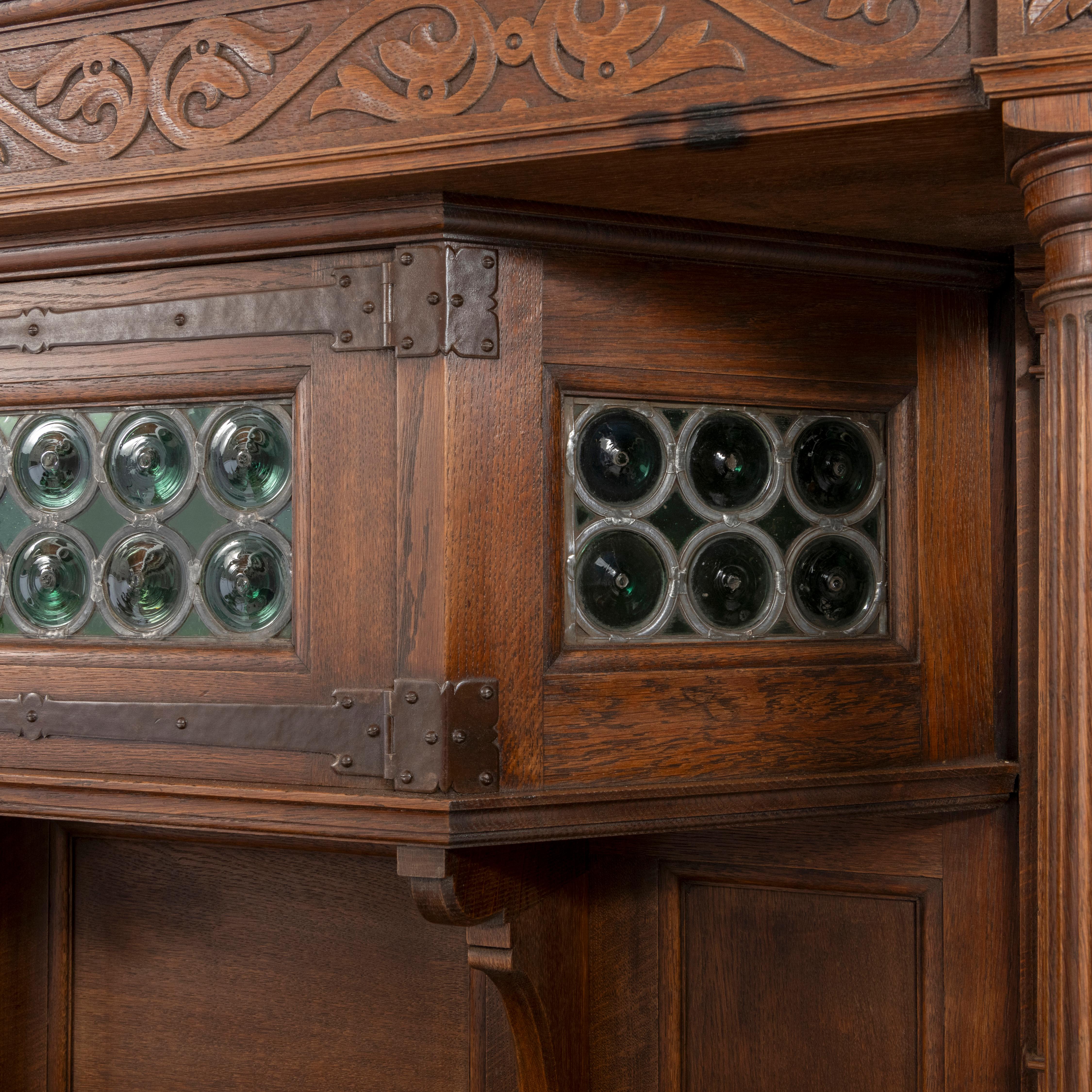Early 20th Century Large Oak Dresser by Liberty, England circa 1900 For Sale