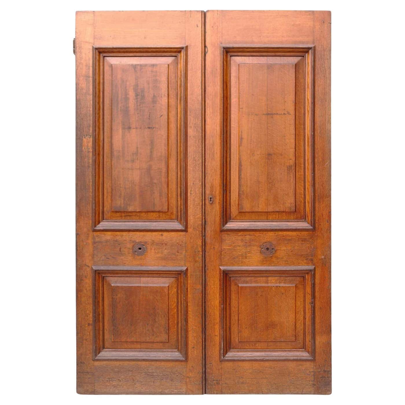 Double Timer Door Large Oak Edwardian Double Front Doors For Sale at 1stDibs | oak double ...