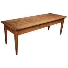 Large Oak Farmhouse Kitchen Dining Table