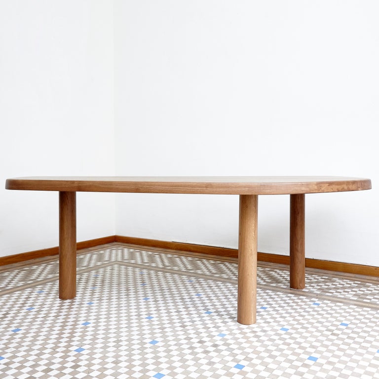 Dada Est. Contemporary, Oak Free-Form Dining Large Table For Sale at ...