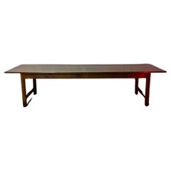 Large oak French farmhouse table 3.3 meters long