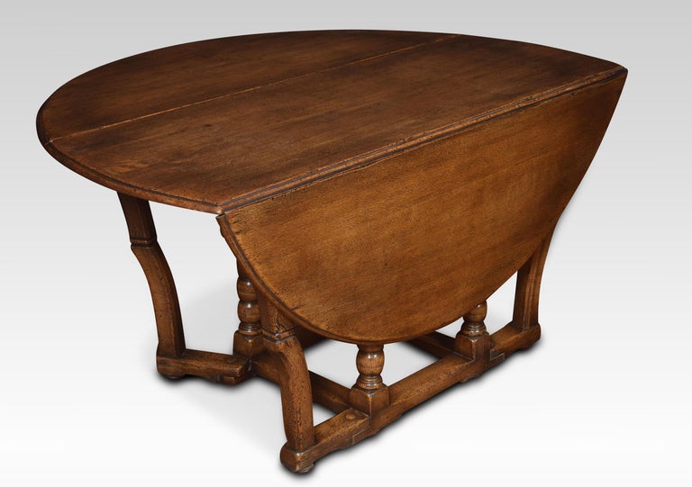 Large Oak Gateleg Table For Sale at 1stDibs how to date a gate leg table, ikea folding table