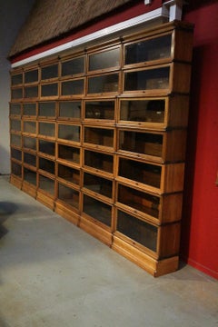 Large Oak Globe Wernicke Bookcase