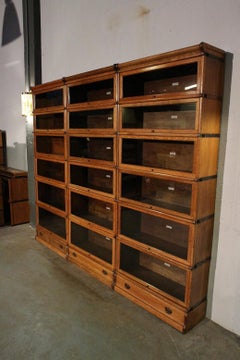 Large Oak Globe Wernicke Bookcase