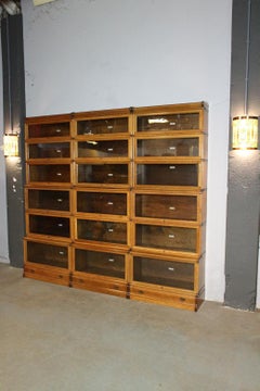 Large Oak Globe Wernicke Bookcase