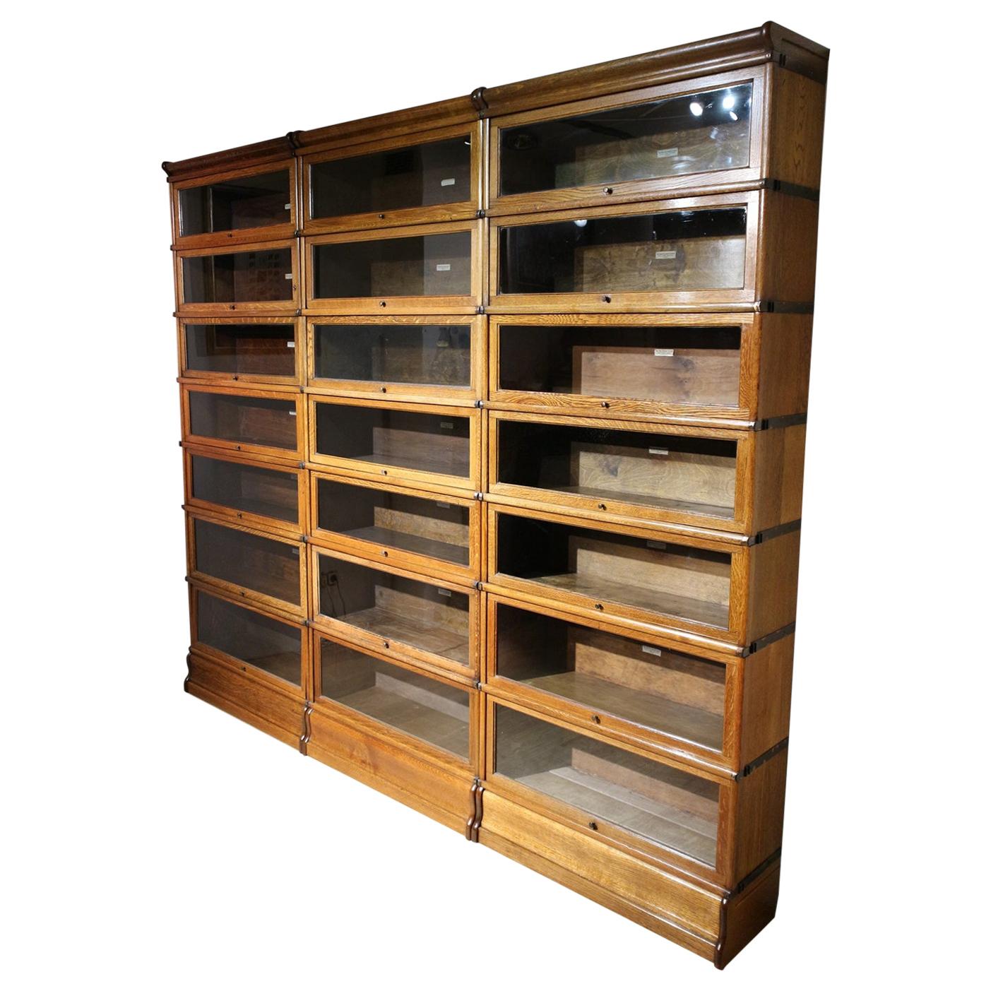 Large oak Globe Wernicke Bookcase