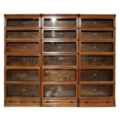 Large Oak Globe Wernicke Bookcase