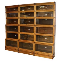 Large Oak Globe Wernicke Bookcase