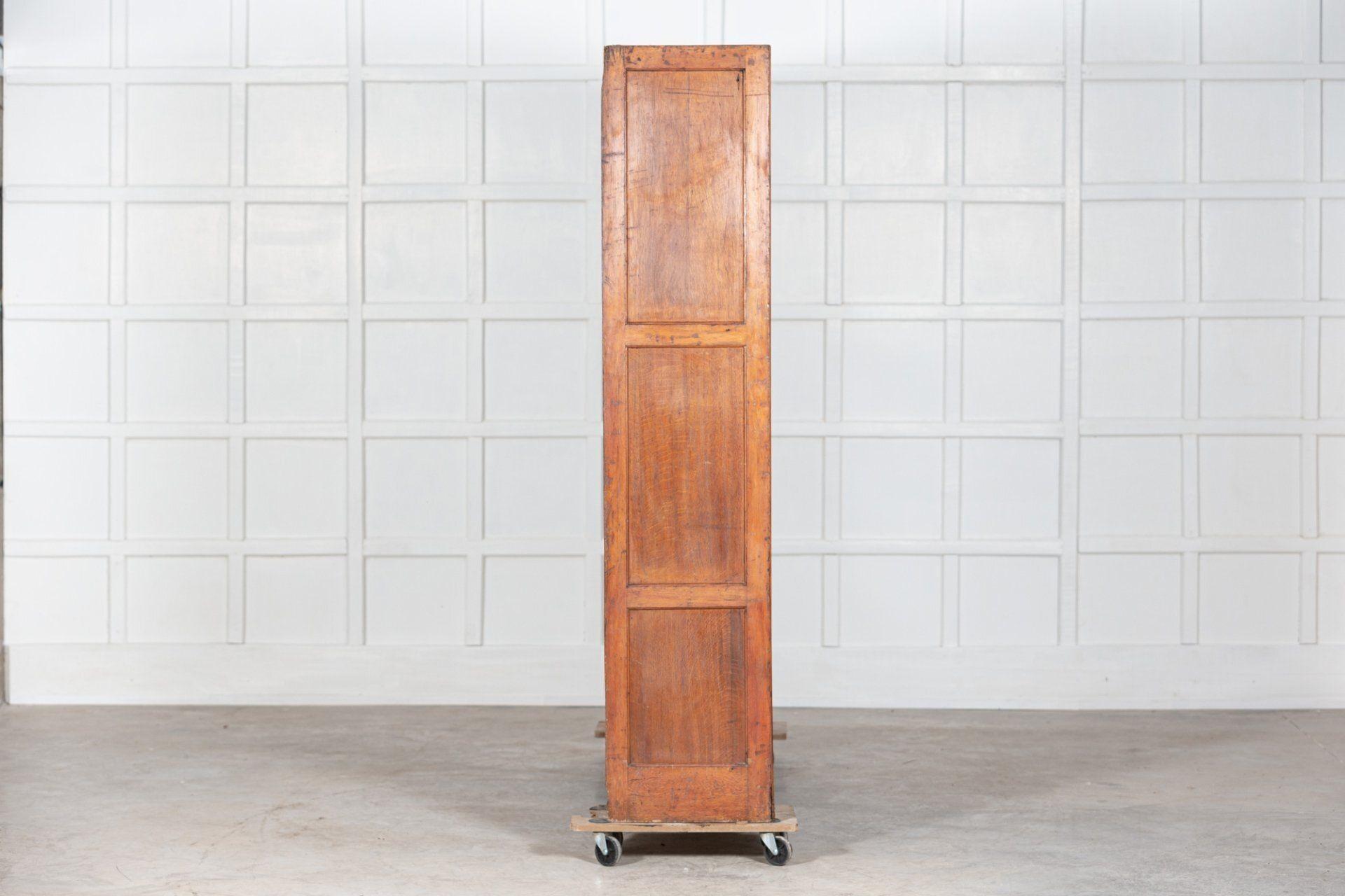 Large Oak Haberdashery Cabinet For Sale 4