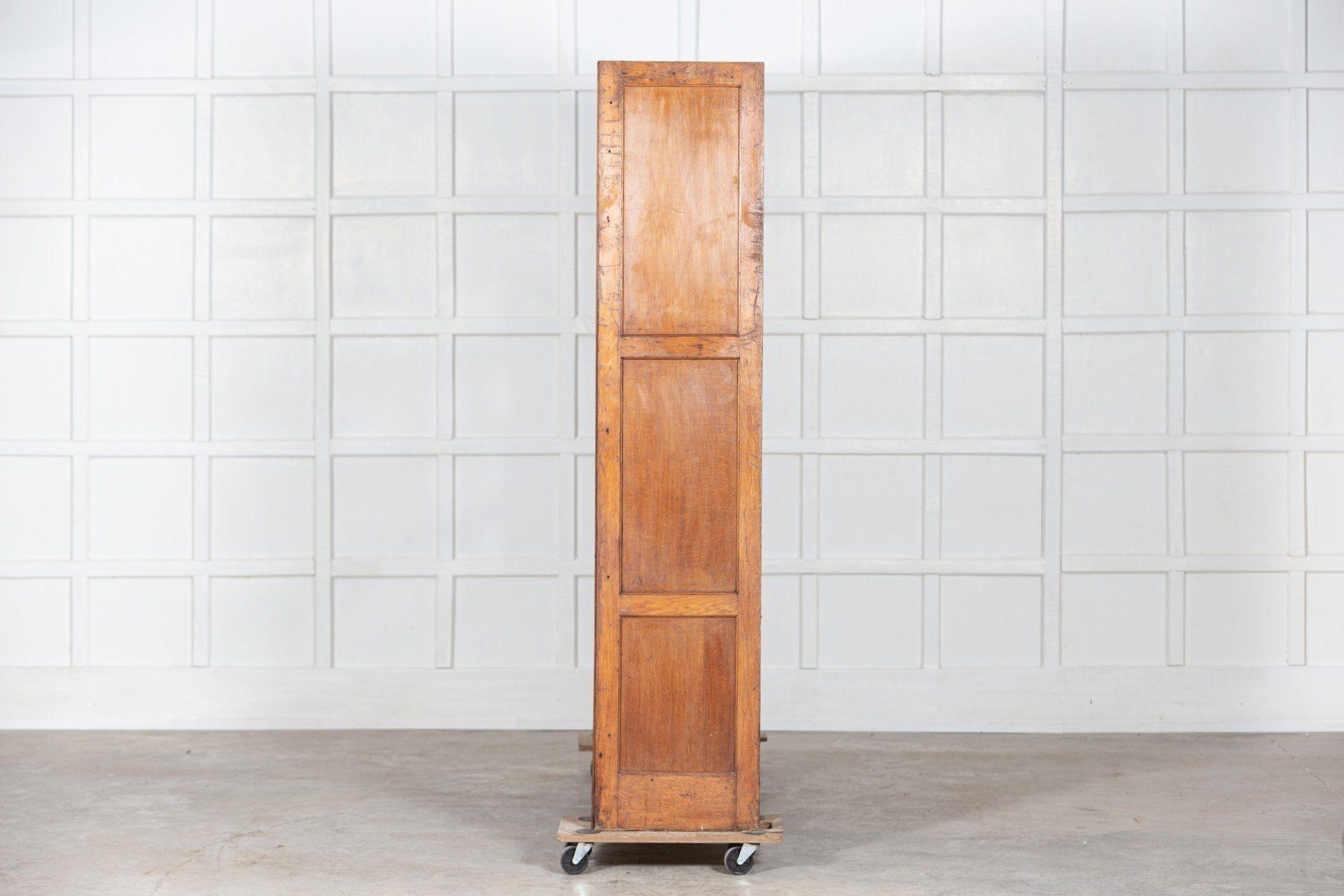 Large Oak Haberdashery Cabinet For Sale 5