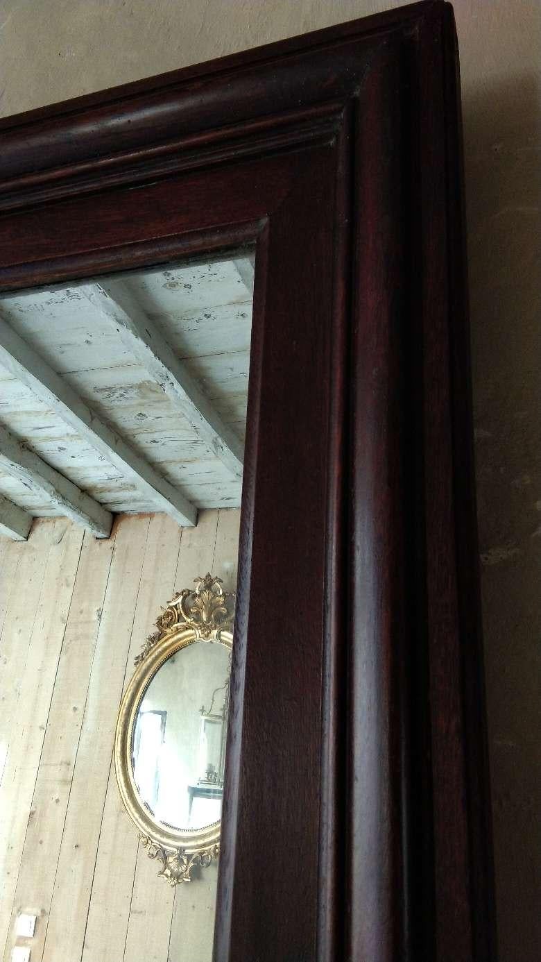 Large Oak Mirror, France, 19th Century im Angebot 2