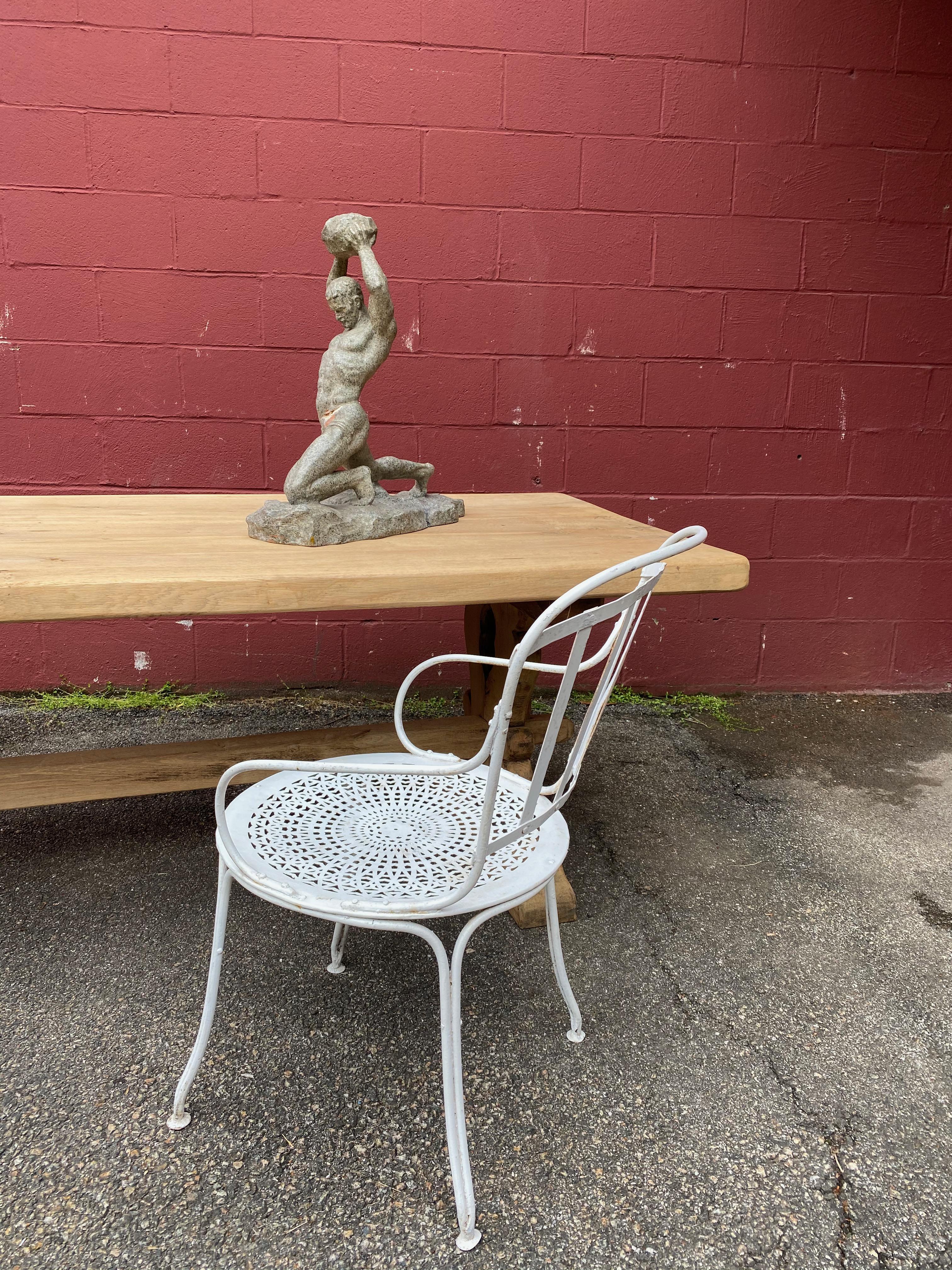 Large Oak Monastery Table 4