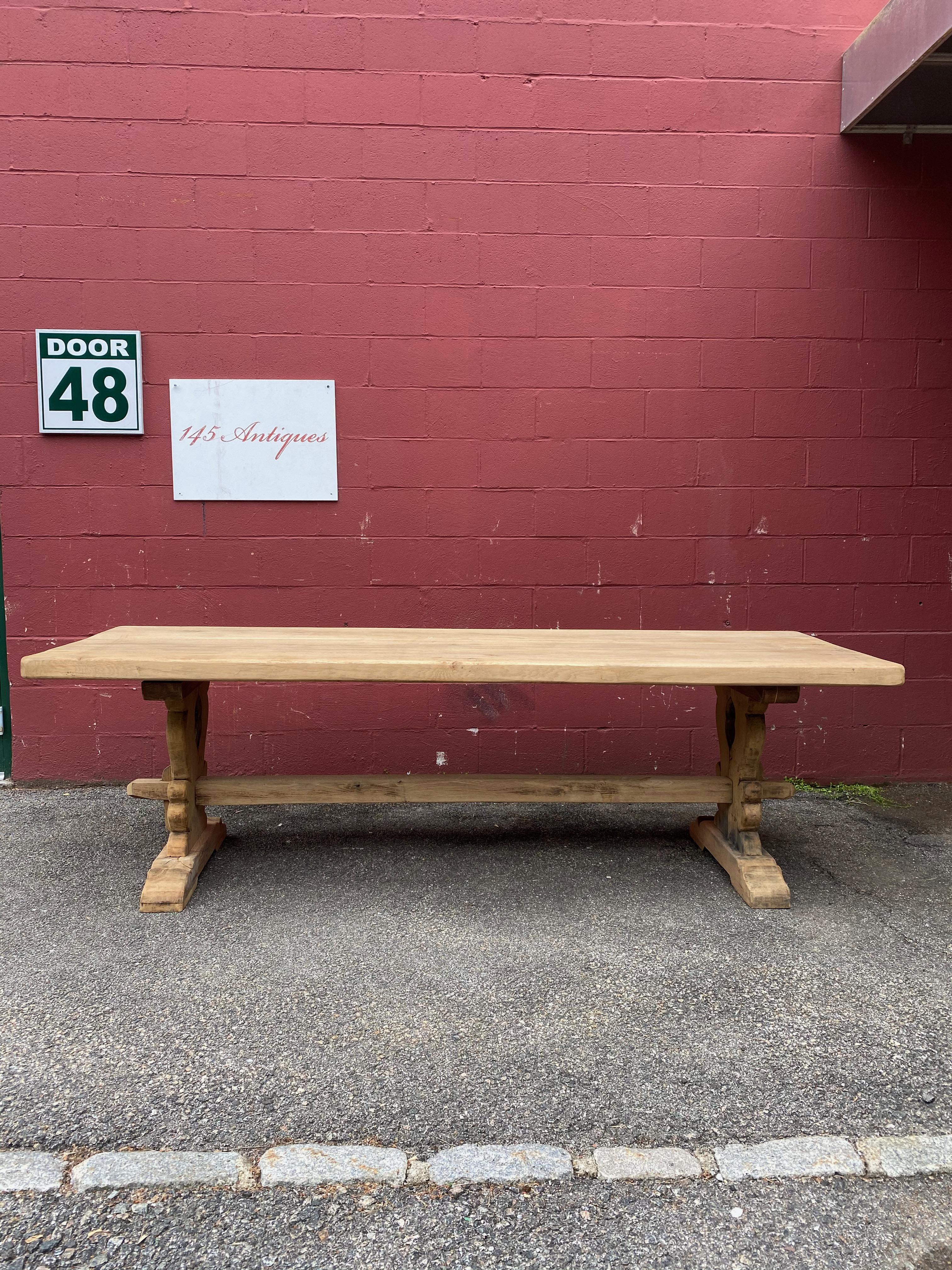 Large Oak Monastery Table 5