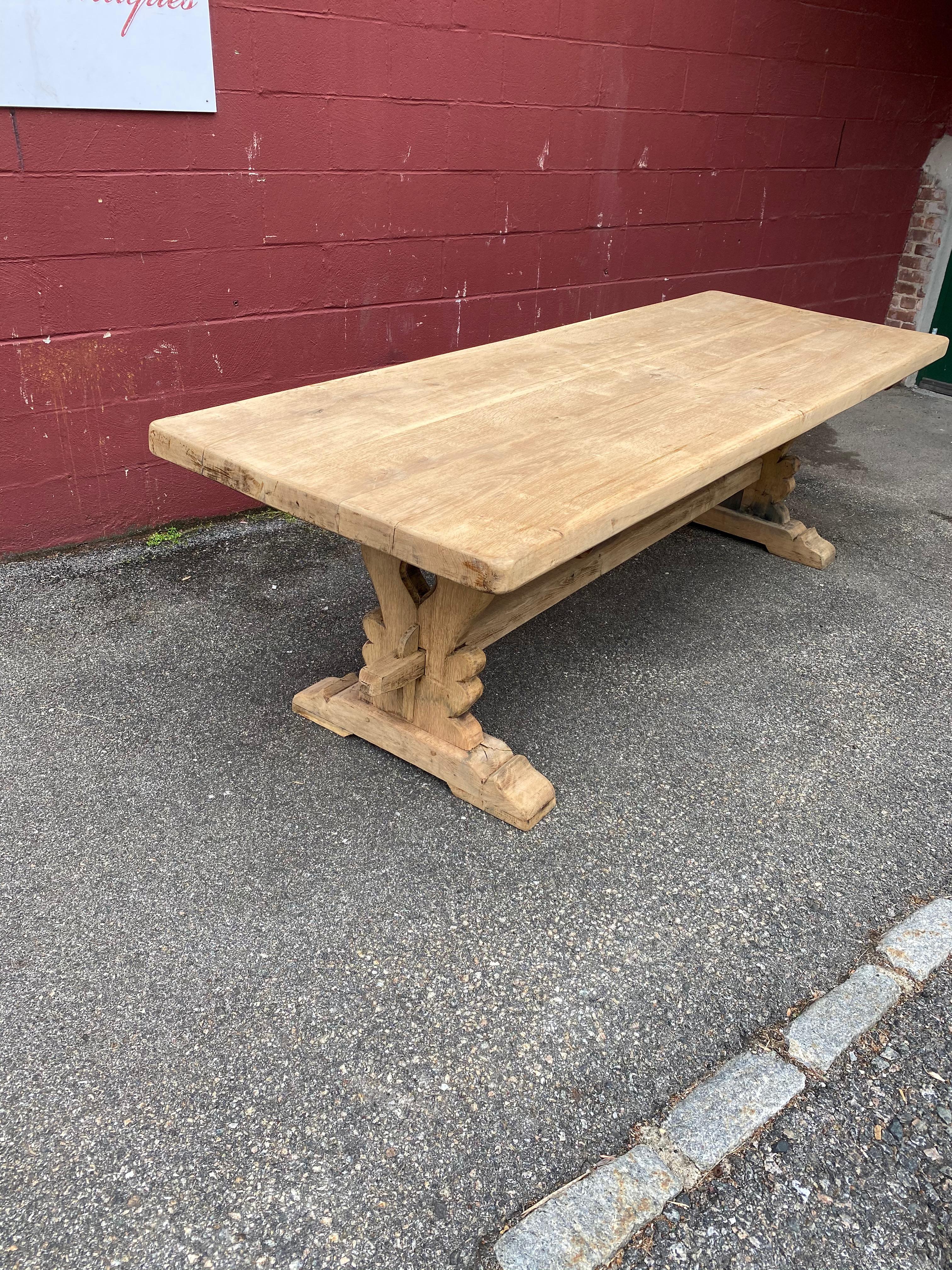 Large Oak Monastery Table 1