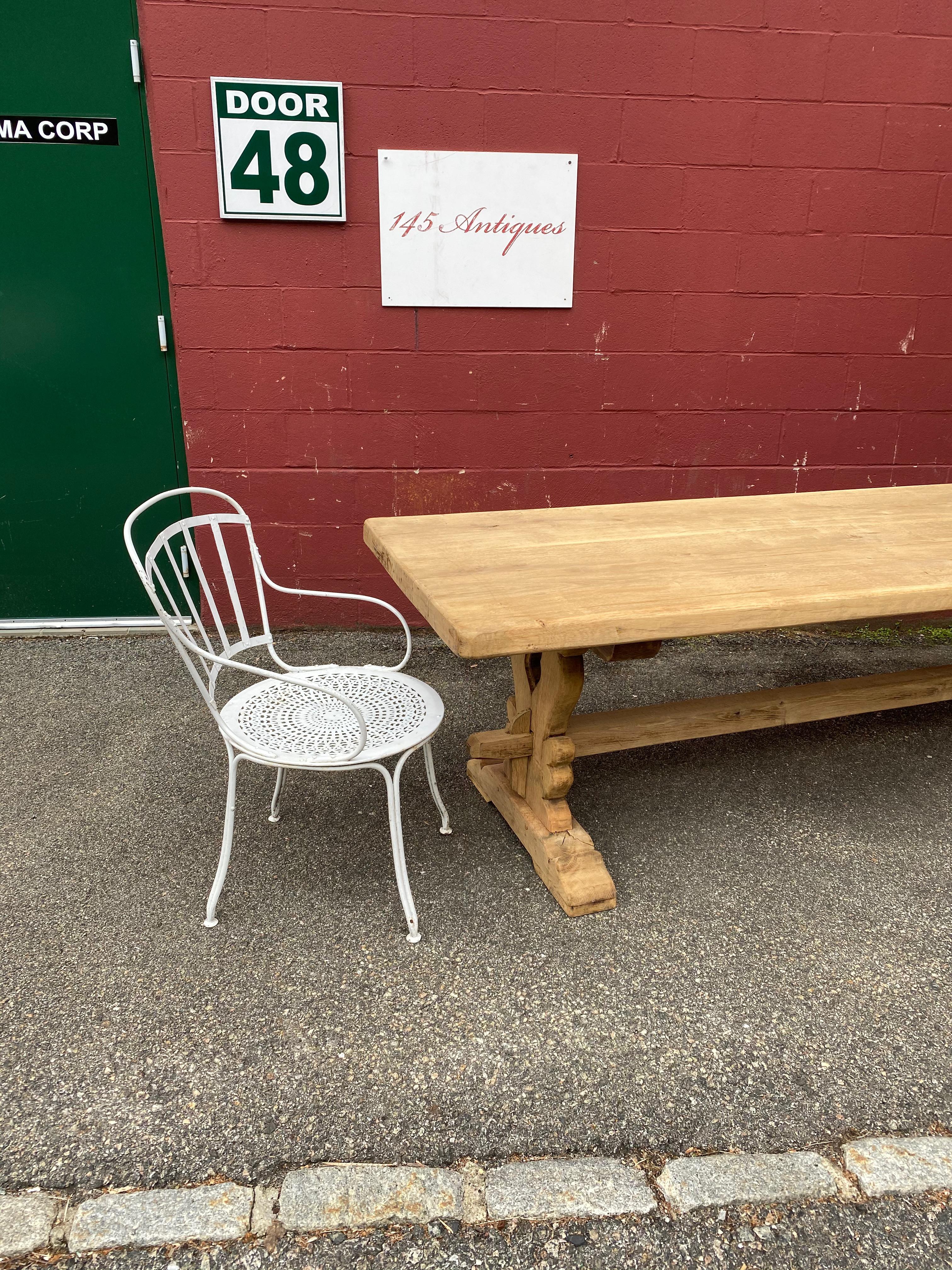 Large Oak Monastery Table 3
