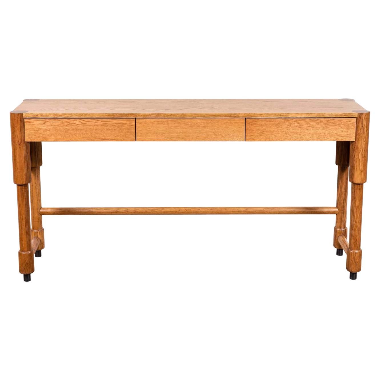 Large Oak Niguel Console by Lawson-Fenning For Sale