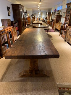 Large Oak Refectory Table