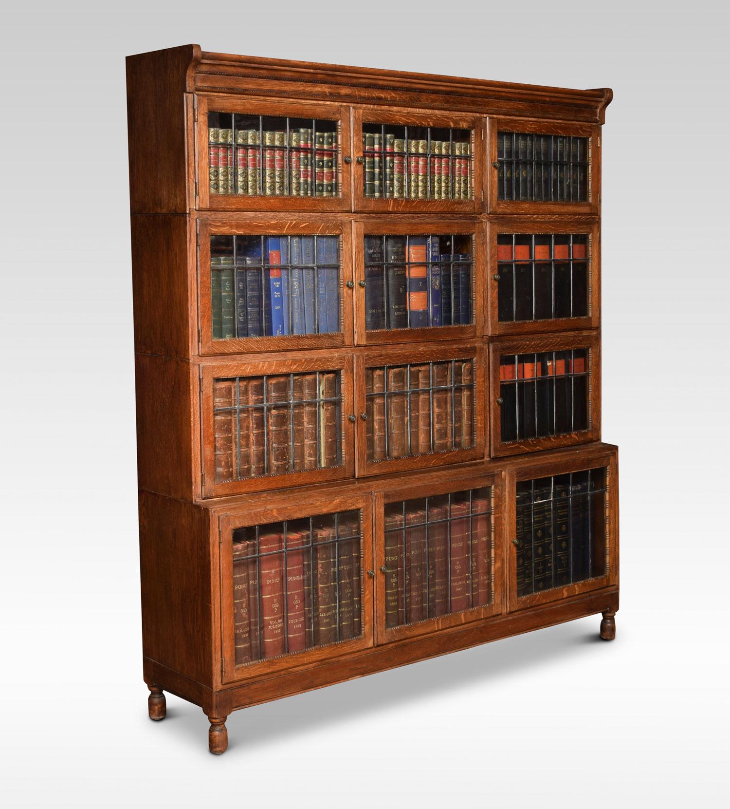 large oak bookcases
