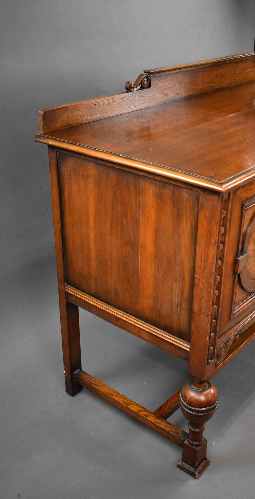 Large Oak Sideboard by Waring & Gillows 2
