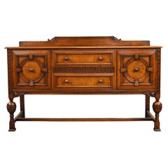 Large Oak Sideboard by Waring & Gillows