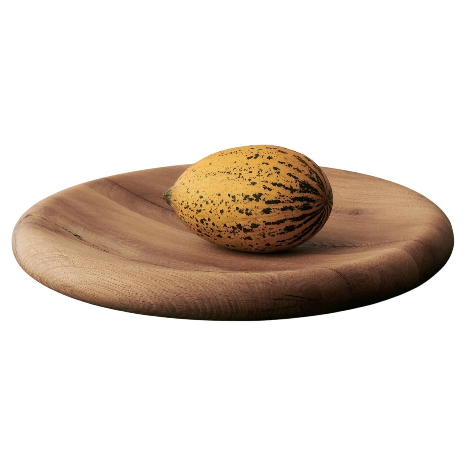 Großes Tablett aus Eiche im Angebot