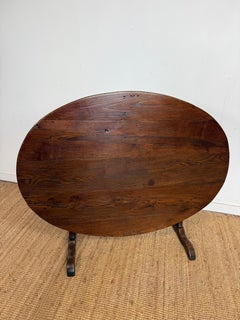 Large oak Vendange table
