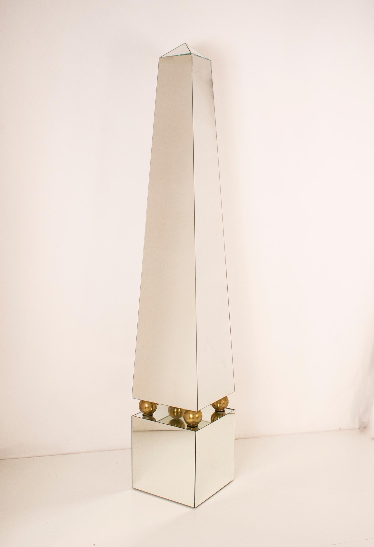 Spanish Large Obelisk with Mirrors, Spain, 1970s