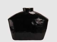 Large oblong-shaped lacquer vase, Shanxi, China late 19th century.