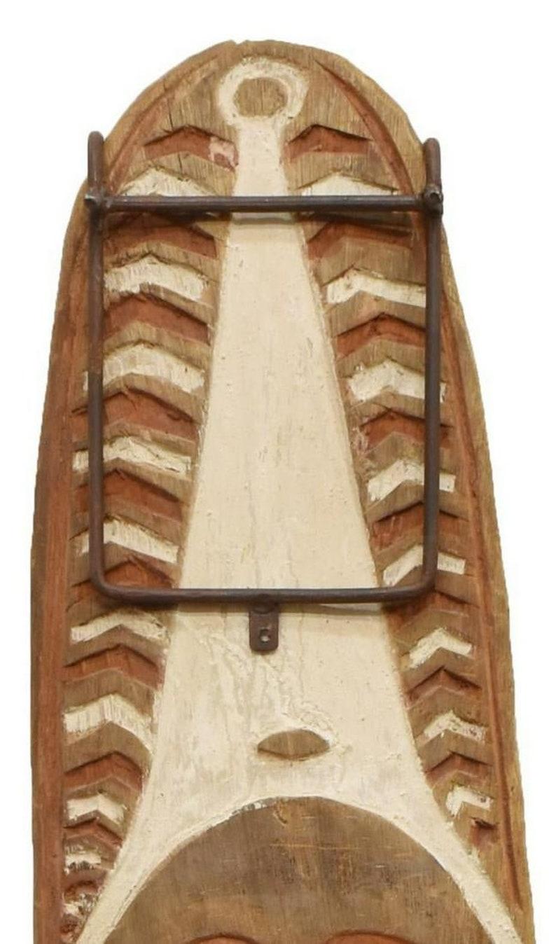 Folk Art Large Oceanic Gope Carved Wooden Ancestor Spirit Board For Sale