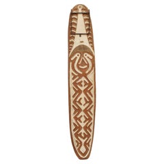 Used Large Oceanic Gope Carved Wooden Ancestor Spirit Board