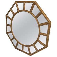 Large Octagonal Gilt Mirror