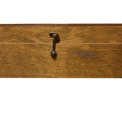 Large Octagonal Wood and Glass Shadow Box or Collectible Box with Latch