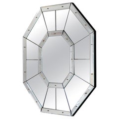 Large 'Octogone' Faceted Mirror by Design Frères