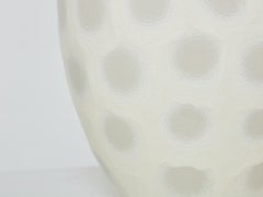 Large off white crackle glaze ceramic vase by Habitat 1980s