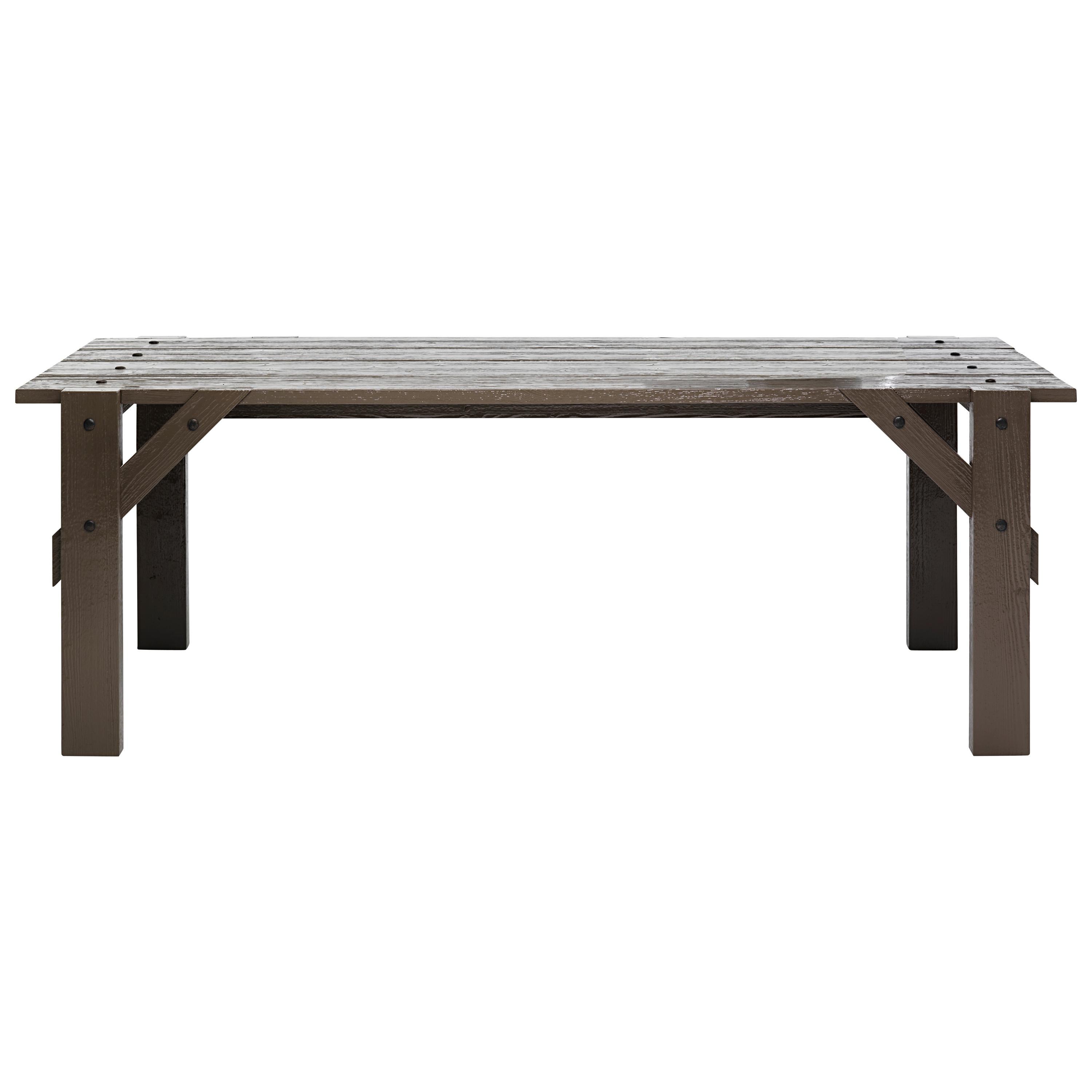 Large Officina Dining Table in Gloss Finish by Mogg For Sale