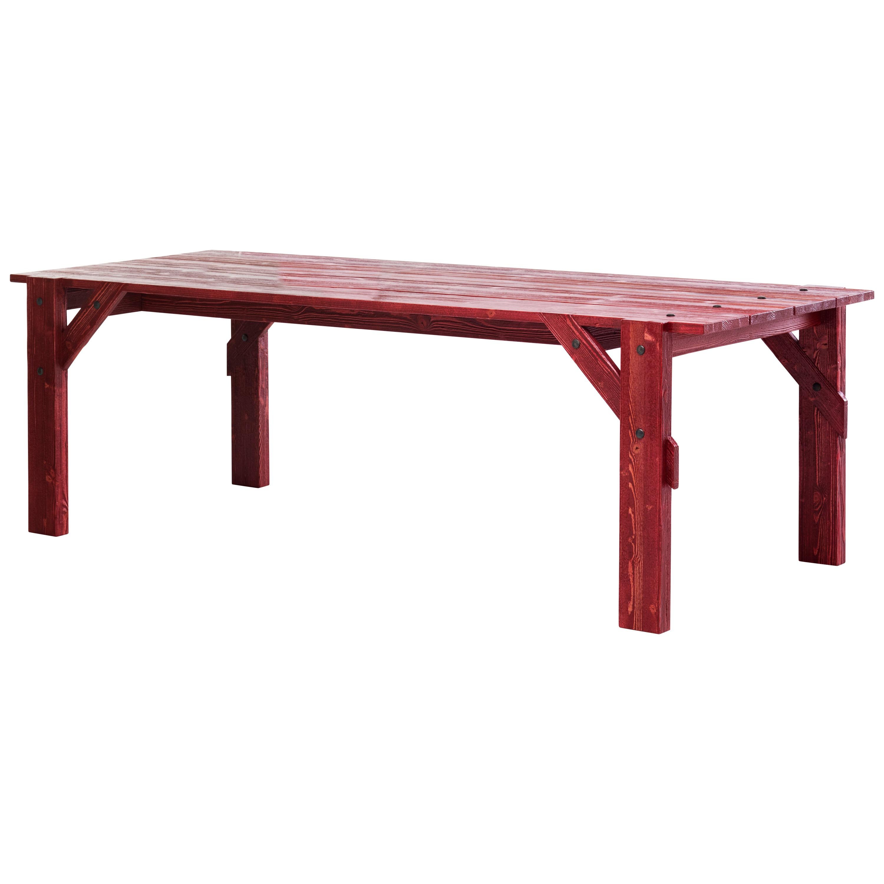 Mesa de comedor Officina grande en acabado mate by Mogg en venta