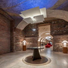 Gran araña de aluminio "Oh Mei Ma Kabir Weiss" para Ingo Maurer