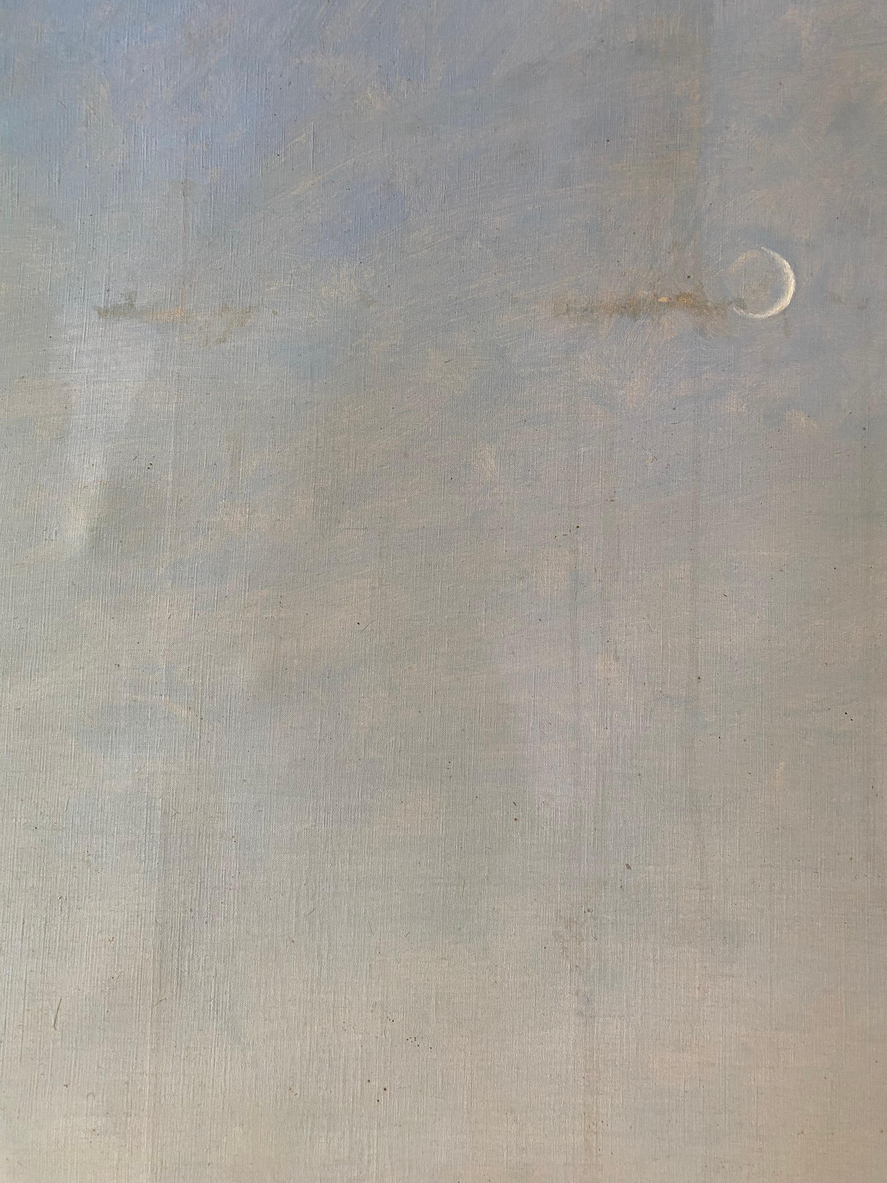 XIXe siècle Grande huile sur Canva par Théodore Nasse en vente